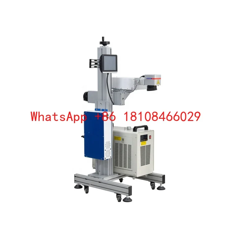 3W UV flying laser for marking PPR PVC pipes N95 masks flying laser marking machine