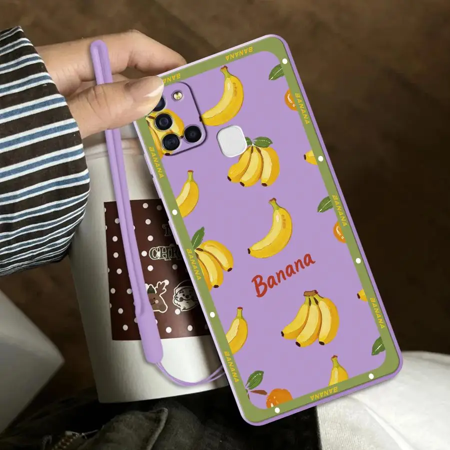 Fruit Orange Case for Samsung Galaxy A02s A03 A20s A05 A53 A06 A04 A30s A71 A73 A50 A56 Phone Cover