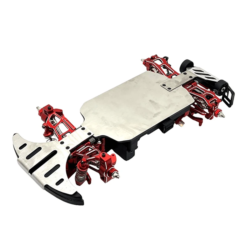 MJX 1/14 14211 Hyper Go RC Car Metal Upgrade Parts Steering Cup Upper Lower Swing Arm Set Shock Tower Bracket Body Post Parts