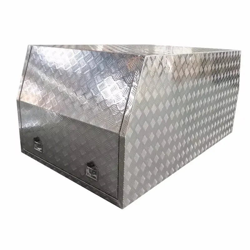 BH-C1100 Aluminum Truck Tool Box Waterproof Gull Wing Pickup Bed Storage Canopy Heavy Duty Cargo Organizer for Trailer