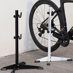 Bike Repair Stand Portable Bicycle Parking Rack Iron MTB Road Bike Work Rack Holder Adjustable Hook Bike Frame For Cycling