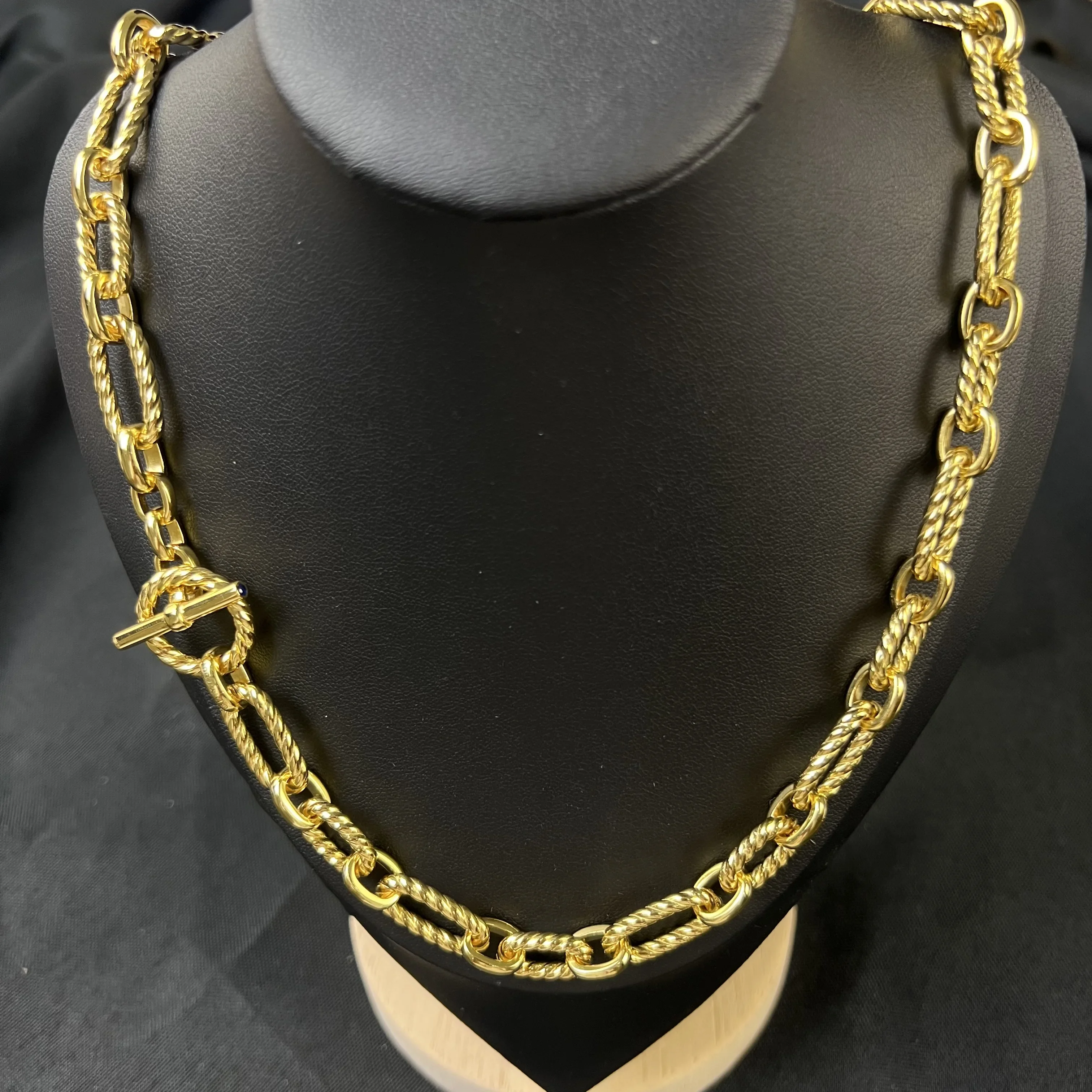 S925 فضة 2025 نمط جديد الياقوت OT مشبك قلادة موضة محايدة الاتجاه الرجعية شخصية فاخرة مجوهرات هدية #5