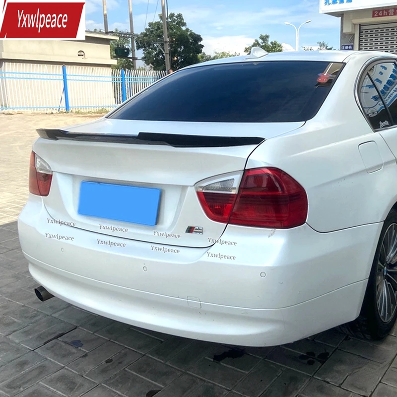 

For BMW E90 3 Series 320i 320d 2005 2006 2007 2008 2009 2010 2011 Spoiler ABS Material M4 Style Rear Trunk Lip Wing Spoiler