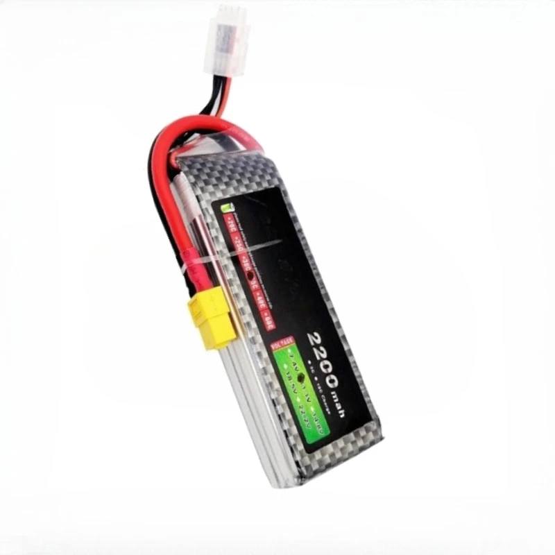 بطارية ليبو 7.4 فولت 2200 مللي أمبير في الساعة لـ Wltoys 144001 124018 RC على الطرق الوعرة الزاحفة سيارة 2s بطارية ليثيوم 7.4 فولت RC بطارية توصيل خارجي