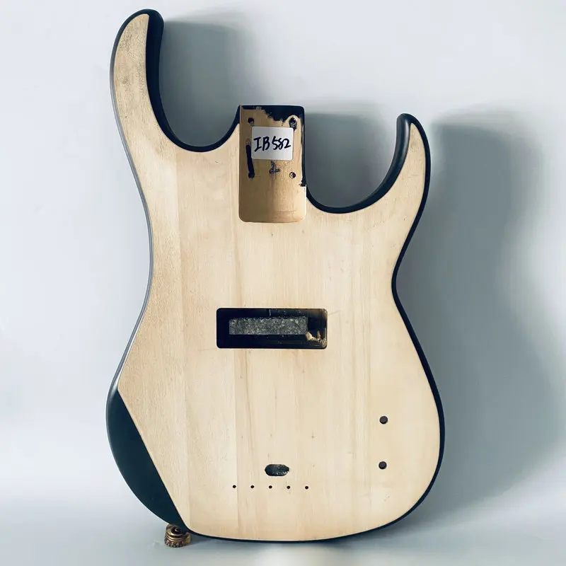 

iB582 Electric Bass in Solid Wood Bass Body 4 Strings Version Nature Color One Pickups Diy Bass Parts Unfinished