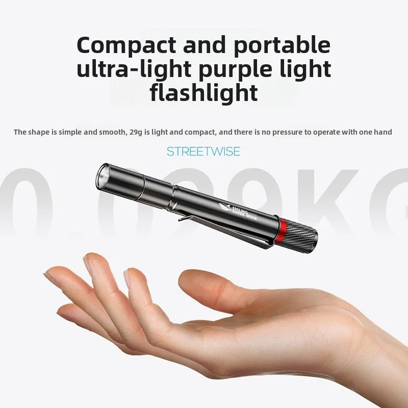 New Mini Outdoor Lighting Flashlight Portable Compact Ultra Light Replaceable Dry Battery Clamp Design Camping Hiking Emergency