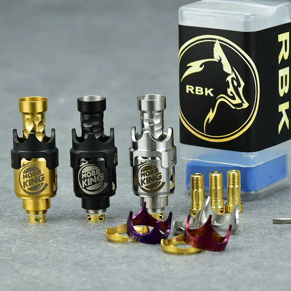 Wolfcoolvape Mobb MINI King rba Bridge 316ss ถัง VAPE rba PRC Boro สำหรับพินถังอากาศแท่ง/BB/Boro 1.5มม./2.5มม./3.0มม./3.5มม.