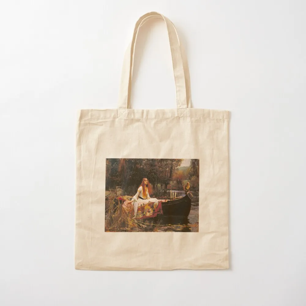 The Lady of Shalott by John William Waterhouse (1888) Tote Bag tote bags men Canvas bag for women Women's bag