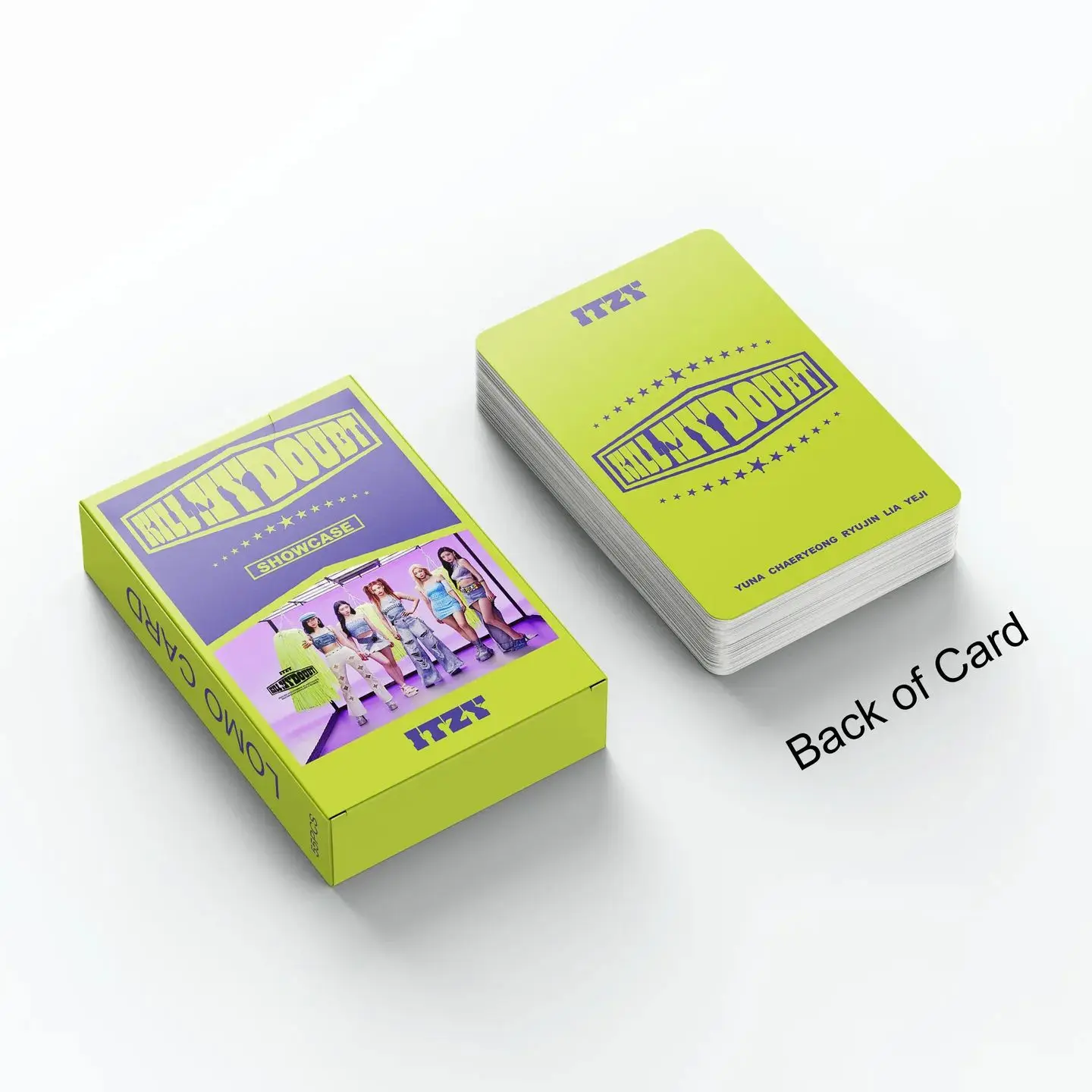 Imagem -03 - Cartões Kpop Itzy Lomo Kill my Dubt Photocard Novo Álbum Conjunto de Cartões de Impressão Fotográfica Coleção de Fãs 55 Peças