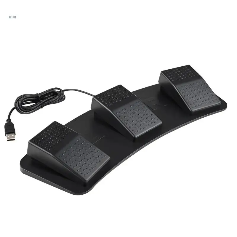 

for HID FS3-P Triple Foot 3 Petals USB Pedal Control Keyboard Mouse Anti- Dropship