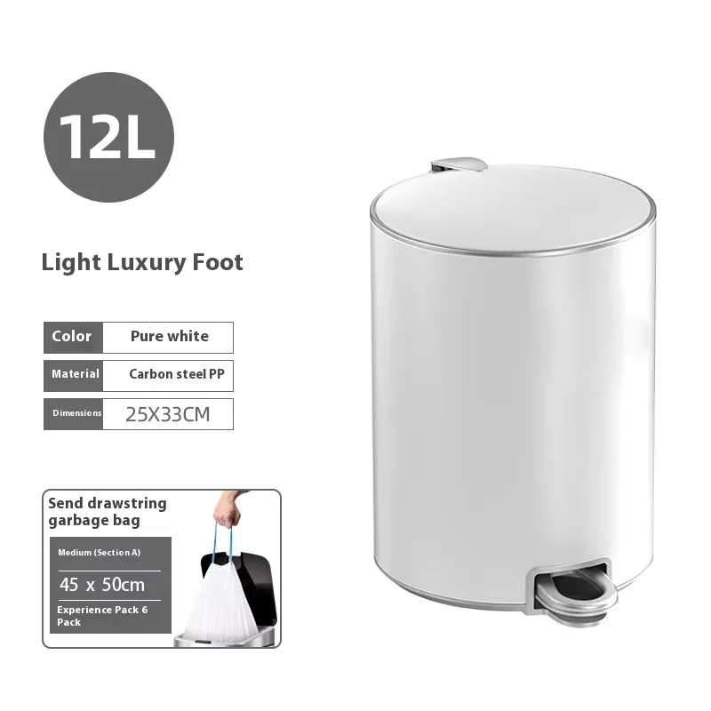 سلة مهملات من الفولاذ المقاوم للصدأ سلة مهملات أنيقة مناسبة للاستخدام الداخلي والخارجي، سلة مهملات من الفولاذ المقاوم للصدأ 304