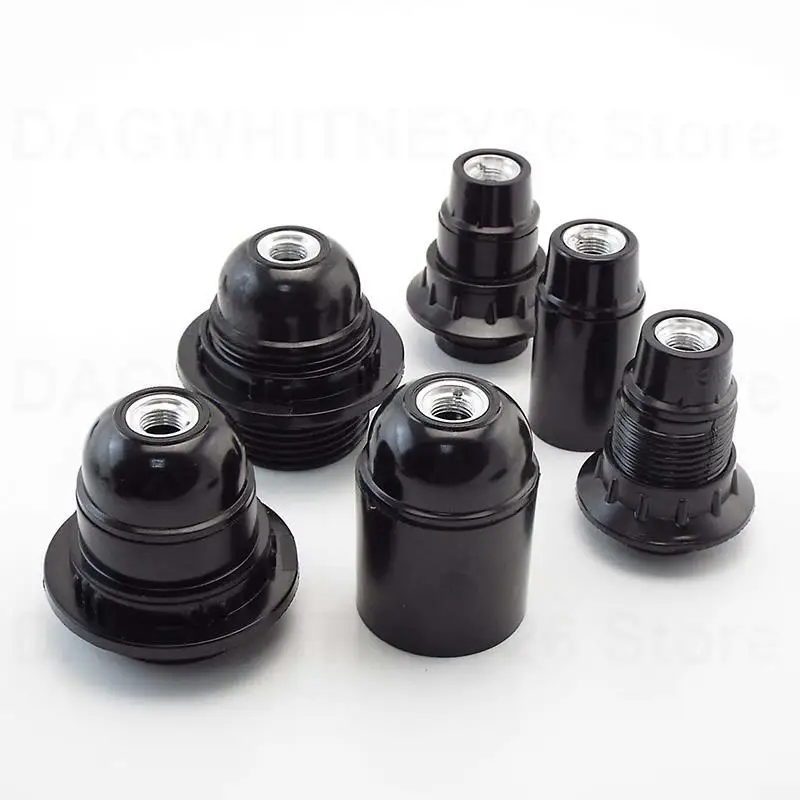 E27 E14 half full tooth Screw Lamp Base socket Plug Connector Accessories Bulb Holder for E27 Screw Bulb Lighting Fixtures U26