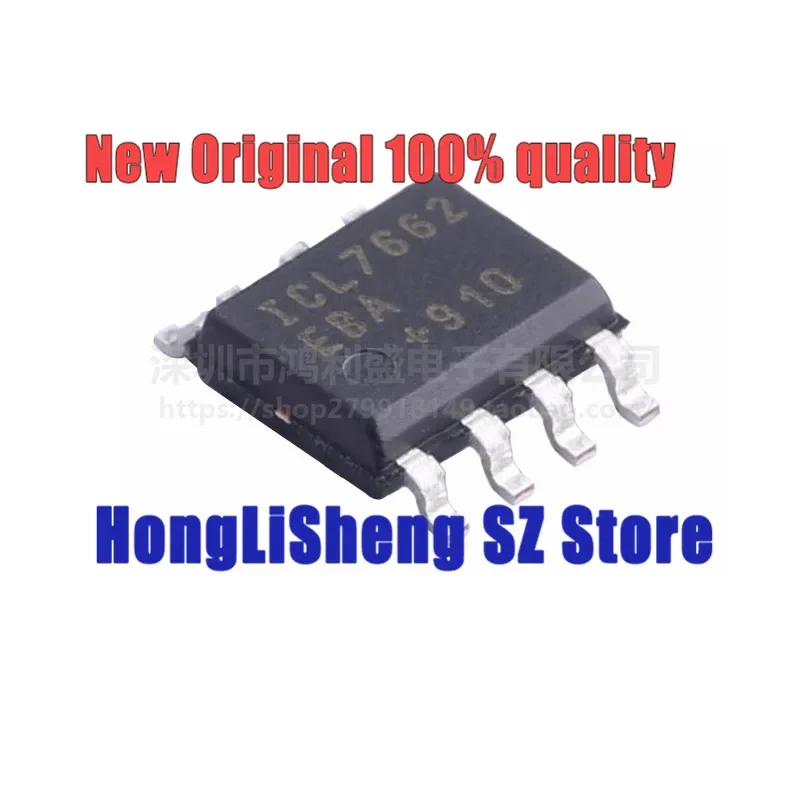 10pcs/lot ICL7662EBA+T ICL7662EBA ICL7662 SOP8 Chipset 100% New&Original In Stock