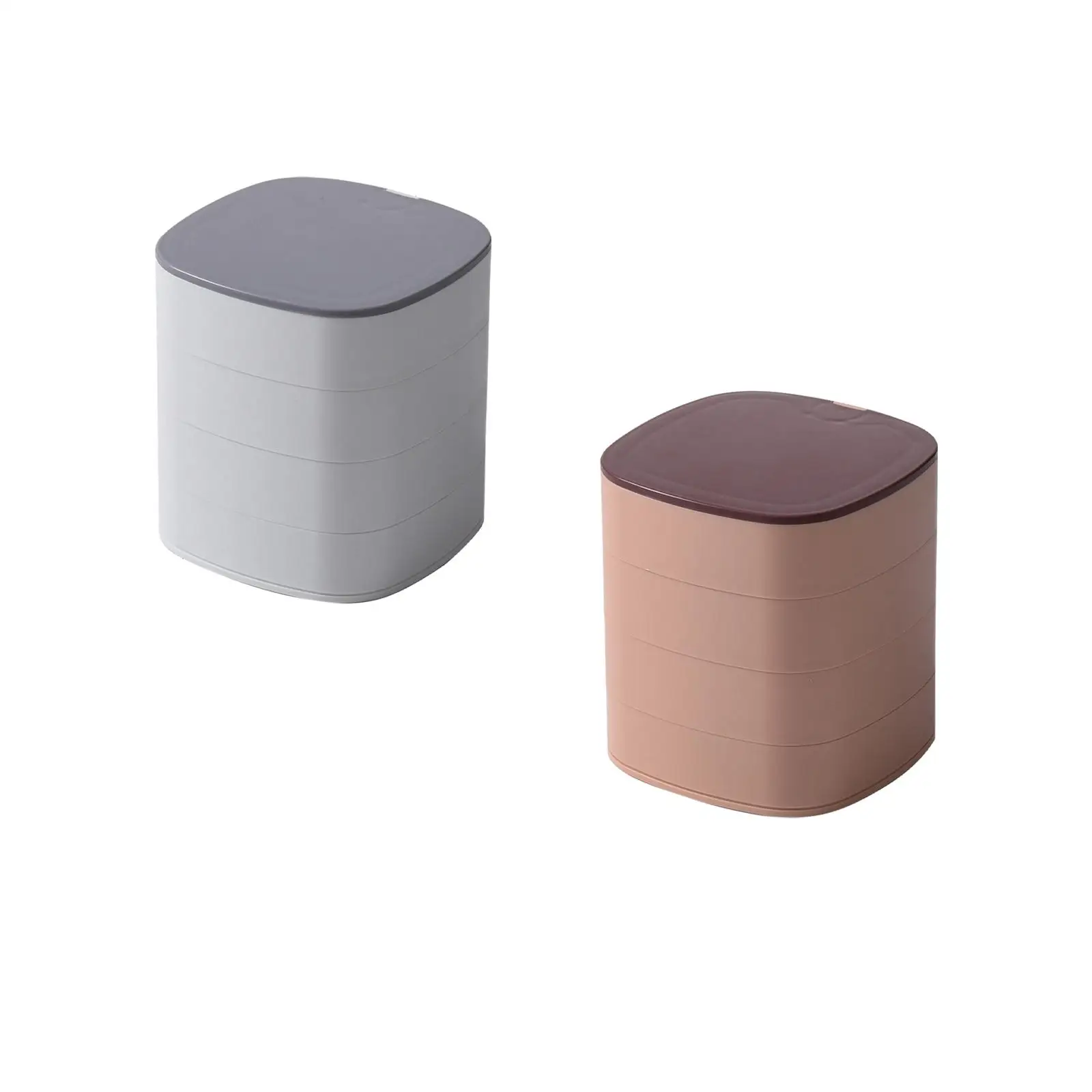 Rotatable Jewelry Storage Box, Organizador para Pulseiras e Ear Studs, Presente