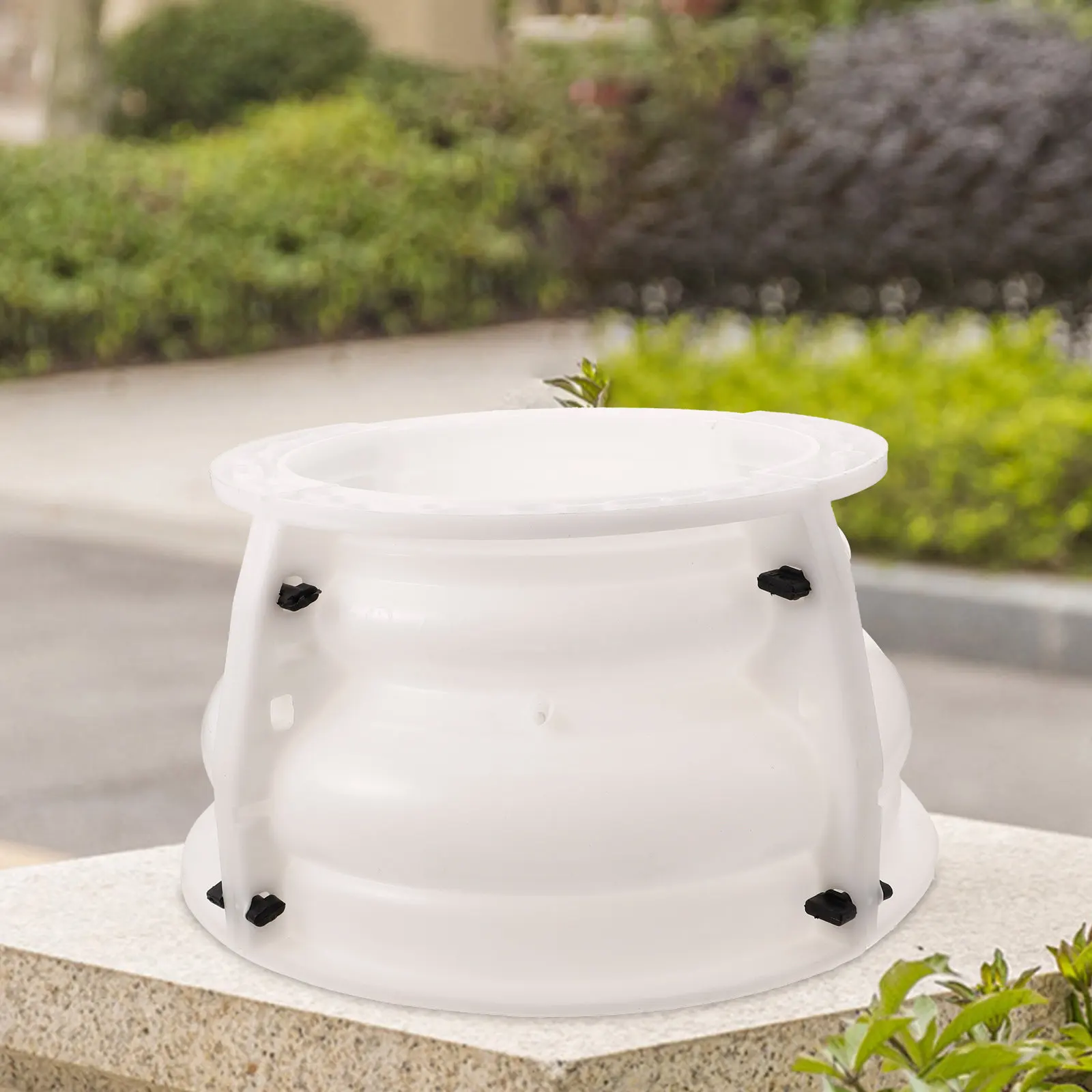 

Plastic Roman Column Base Mold Concrete Mold for DIY Roman Style Making Concrete Molds DIY Accessory