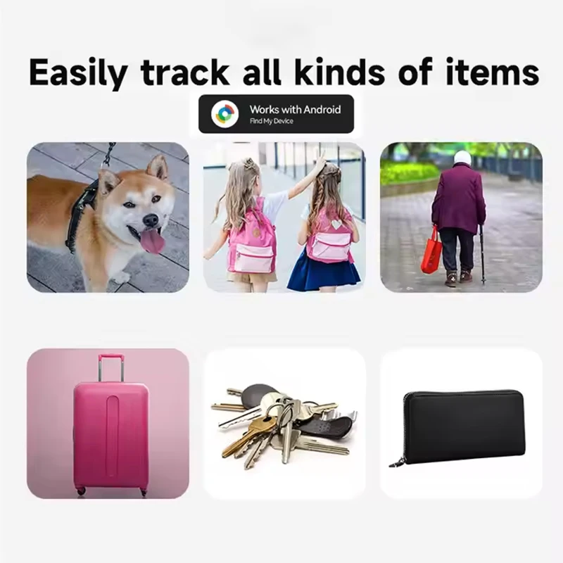 OPPO جهاز تعقب بلوتوث صغير لنظام أندرويد علامة الهواء جهاز مكافحة خسر الحيوانات الأليفة المسنين محفظة أطفال تتبع أندرويد الذكية مكتشف محدد