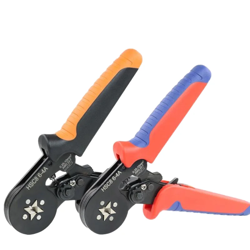 High Carbon Steel HSC8-6-4 Manual Crimping Pliers Tool Plastic 1200 Electrician Set Tubular/Pin Terminal Crimping Pliers Plus