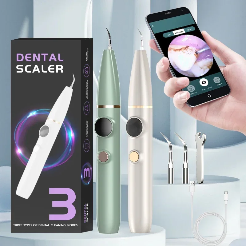 Haushalt Sonic Dental Zahnstein Zähne Bleaching Zahnstein Plaque Entferner Fleck Reiniger Sichtbar Ultraschall Zahn Reiniger