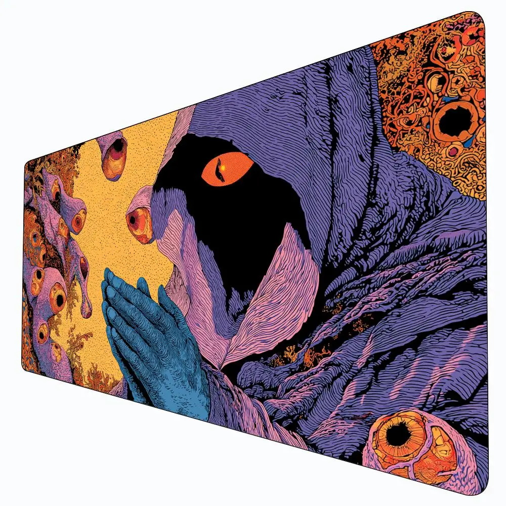 

Mysterious One-Eyed Man MTG Playmat Magic Card Battle Mat Non-Slip Durable 35X60CM Commander playmat Board Game Mat for TCG