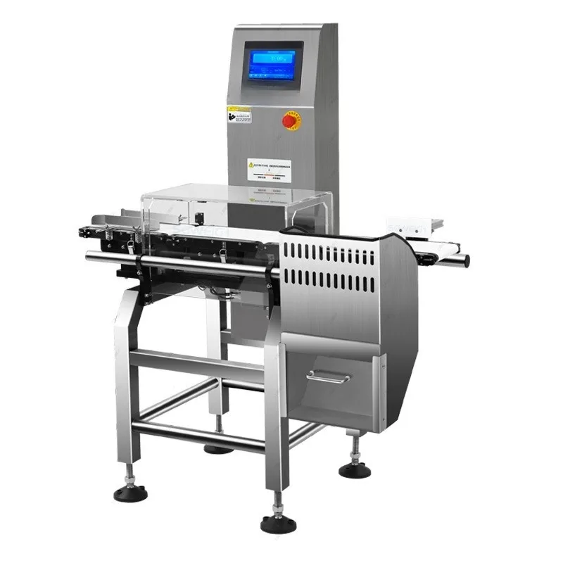 Food assembly line dynamic electronic weighing machine food automatic weight checking and sorting machine