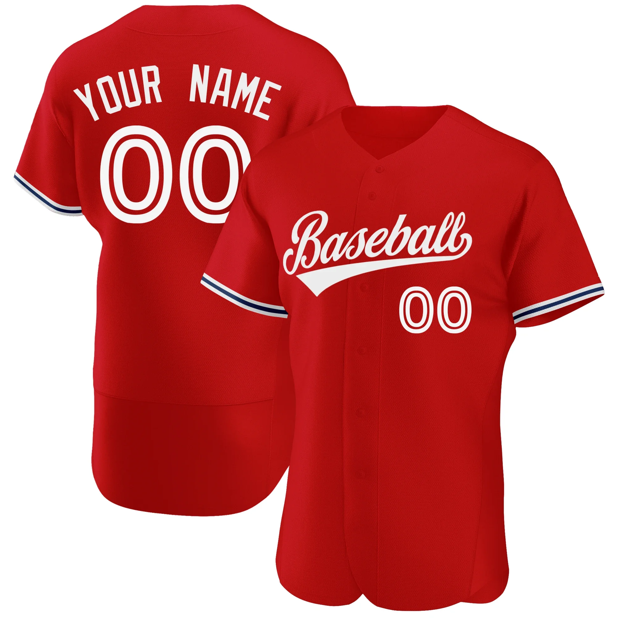 Custom Baseball Jersey Full Sublimated Team Name/Numbers for Men/Kids Fans Game Outdoors Breathable Athletic Softball Uniform