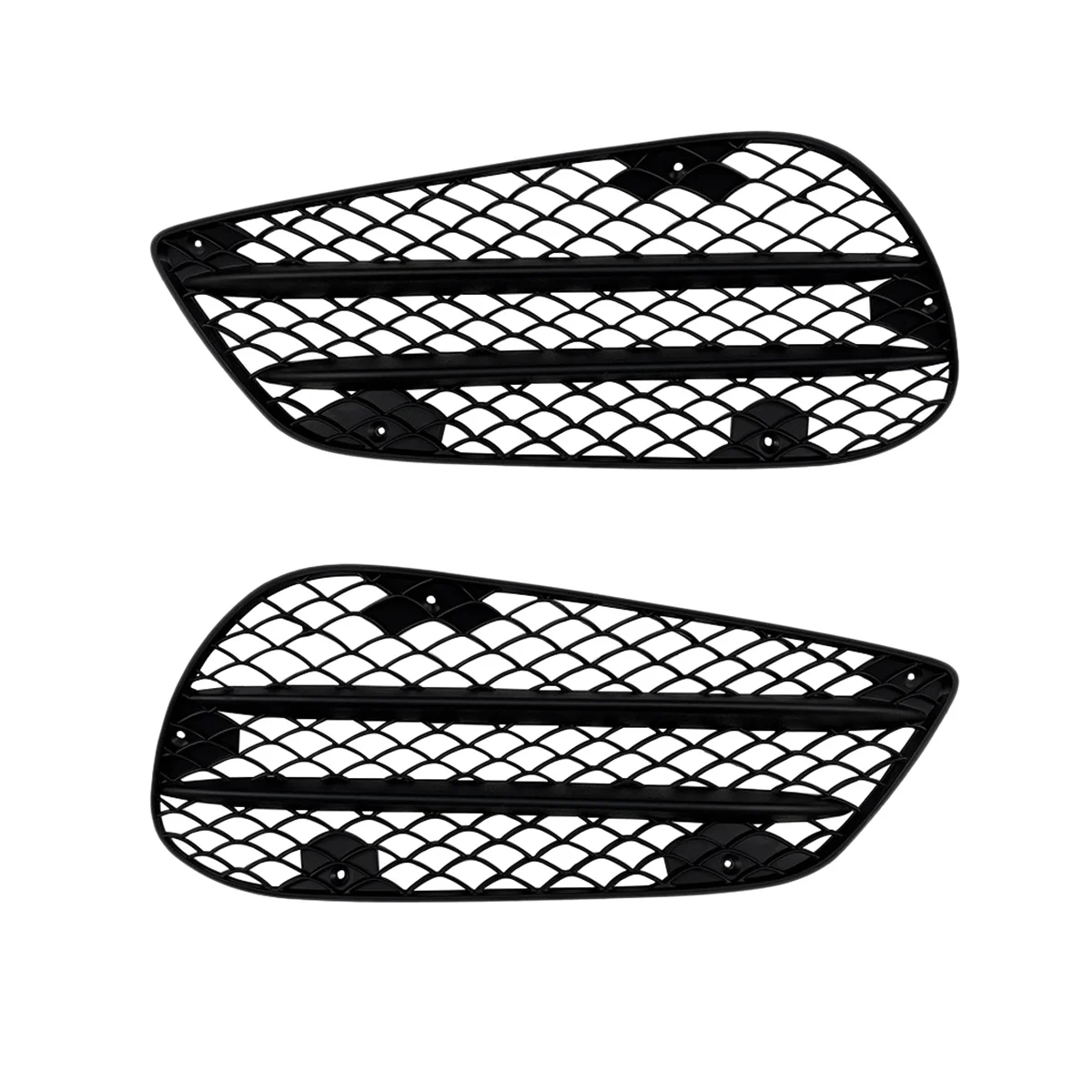 

1Pair Car Front Bumper Fog Lamp Grille for E Class W212 E63 2013 2014 2015 Sport Version