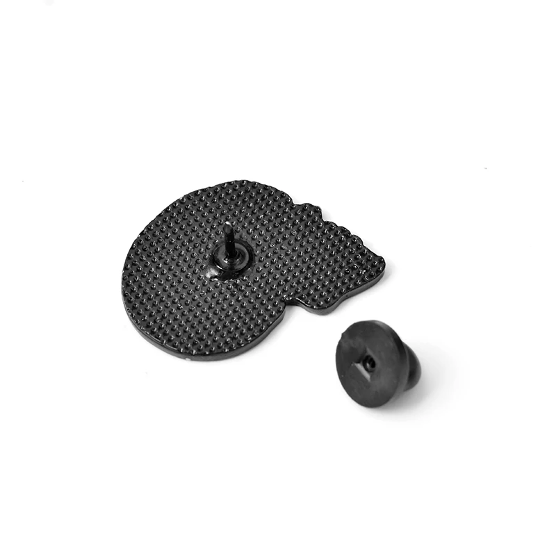 أين عقلي؟ المينا دبابيس مخصصة التفكير الجمجمة دبابيس التلبيب دبوس حقيبة قميص الهيكل العظمي شارة الفكاهة مجوهرات هدية للأصدقاء #4