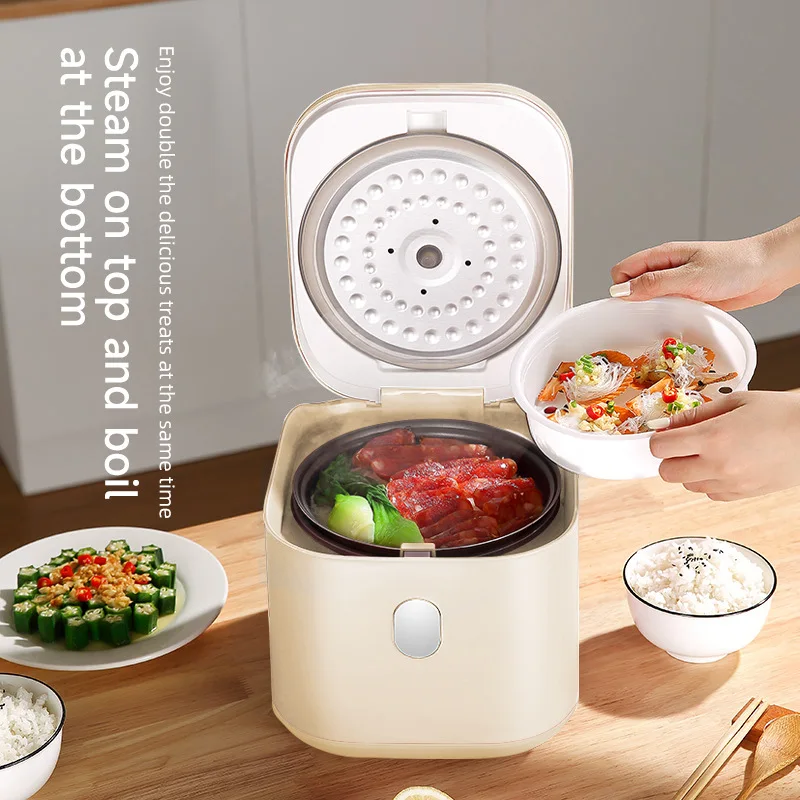 2.5L 400W Multi-functional Electric Rice Cooker with 24-Hour Timer Non-stick Inner Pot - Versatile Electric Pot for Perfect Rice
