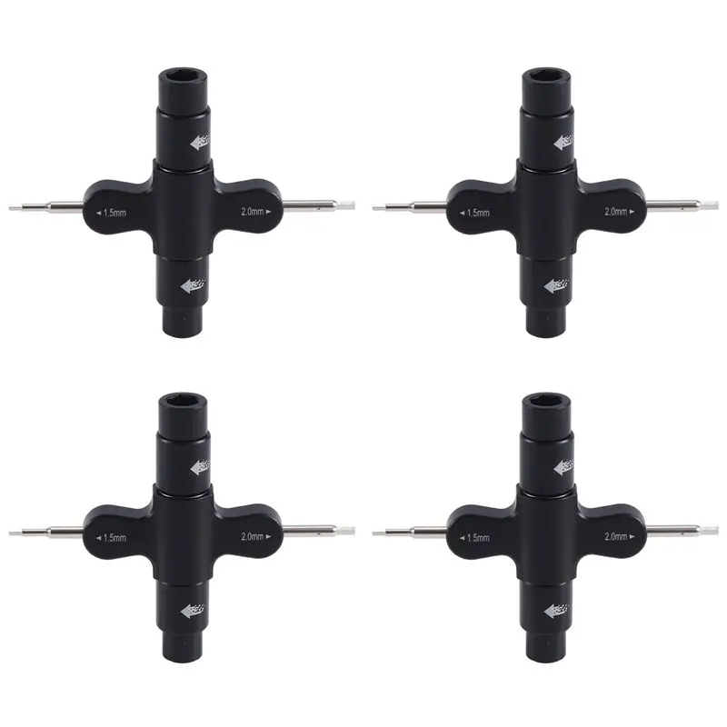 B62B-4X Super Quick Release Wrench M5//M3 Wrench 1.5Mm/2.0Mm Hexagon Screwdriver Quick Release Propeller Motor Prop Tool