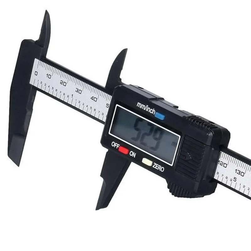6 zoll 150mm Elektronische Digitale Messschieber Carbon Faser Verbund Nonius Messwerkzeug Hause Werkstatt Mechanische Gauge