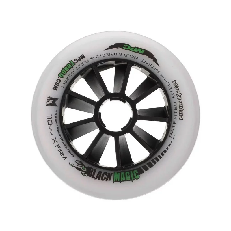 Original mpc black magic xxfirm 110mm 100mm 90mm 80mm xfirm 110 100 90 80 rodas de velocidade em linha pneus rolo corrida profissional 8 peças