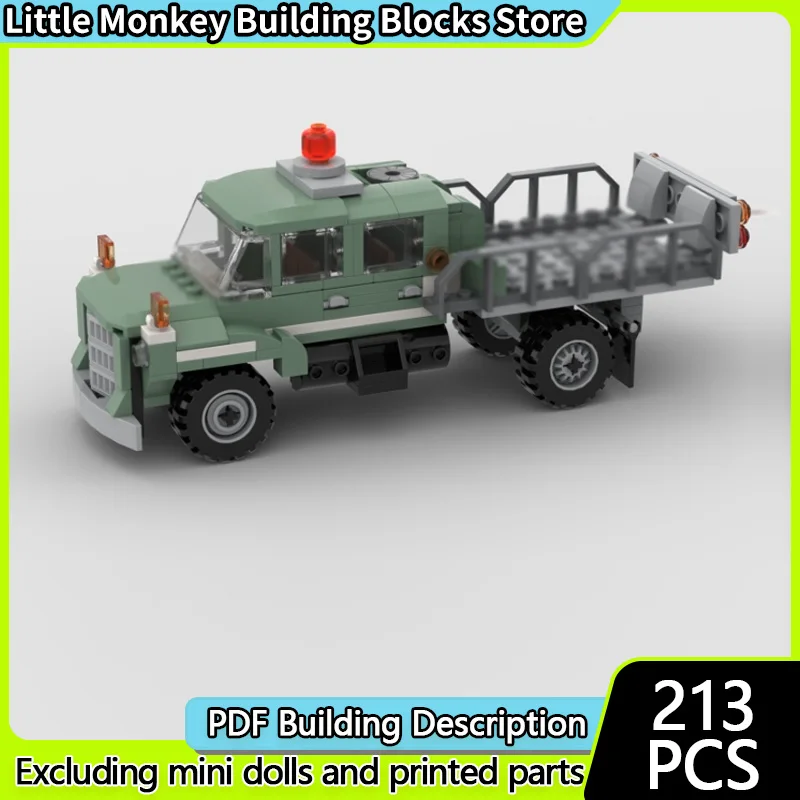 City Car Model MOC Building Bricks Multi-Functional Service Truck Modular Technology Children Holiday Gifts Assemble Toys Suit