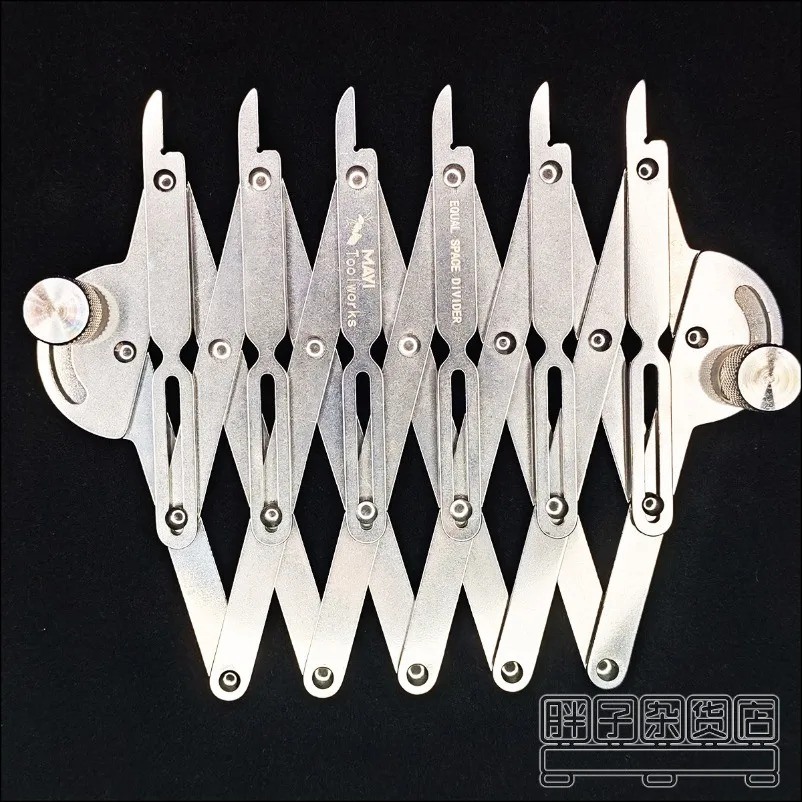 Dovetail Marking Template Equal Divider Ruler Woodworking Tenon Layout Gauge for Solid Wood Processing