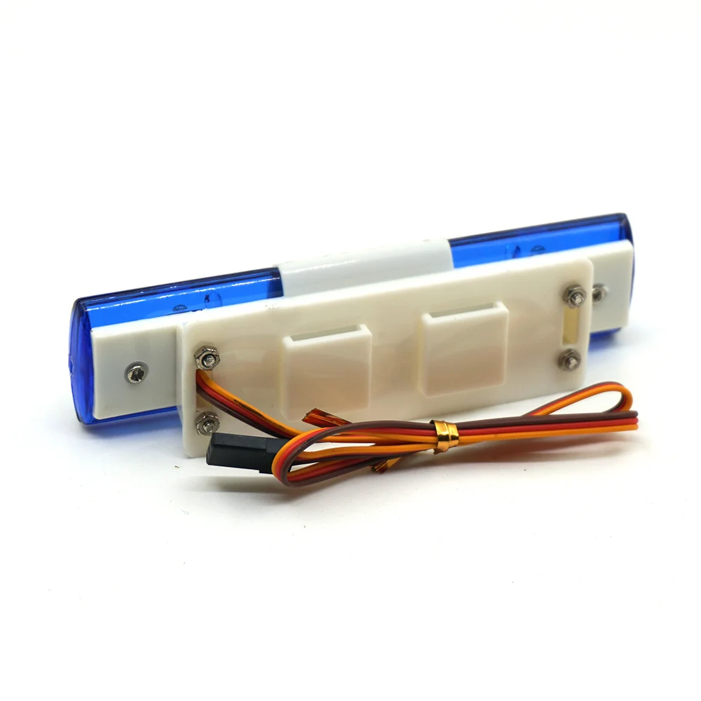 TRINOOD Multifunktions-LED-Lampe Strobing-Blasen/Blinken/Polizei-Alarmlicht/Rotating Light für 1/10 RC-Autoteile