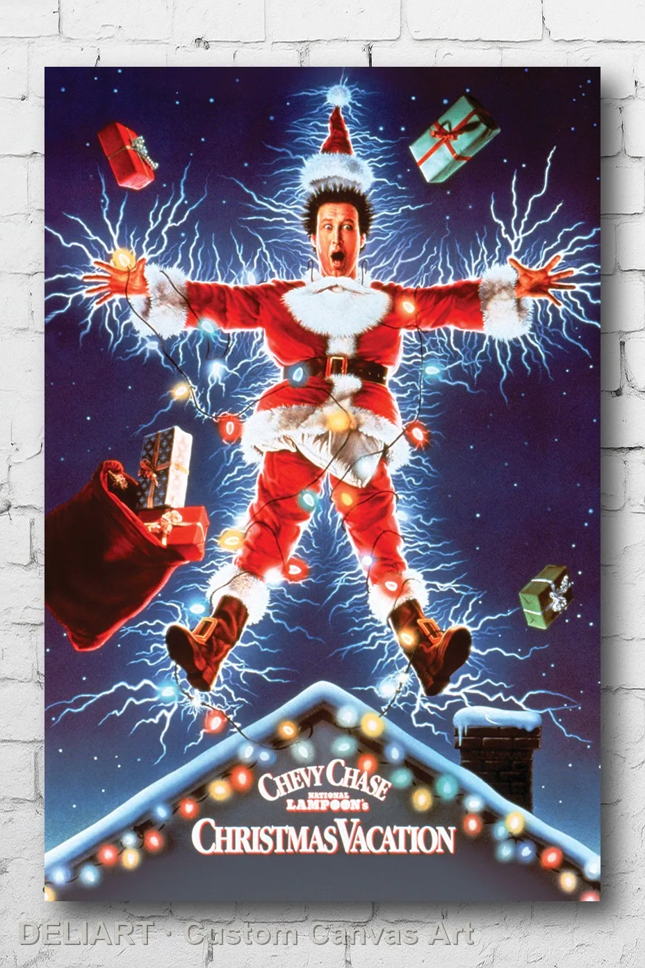 

CHRISTMAS VACATION - ONE SHEET Canvas Movie Poster Custom Size Available Room Decoration Home Decor Wall Art