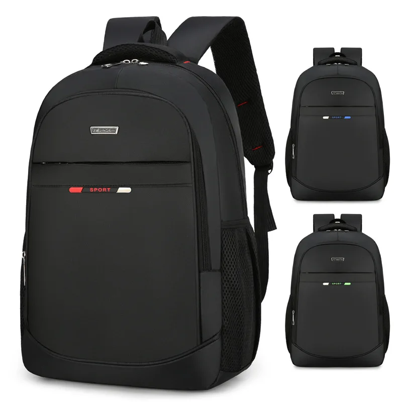 Fashionable new business commuting backpack 15.6-inch large minimalist black computer backpack college student backpack