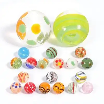 

20Pcs Glass Marbles Decorative Colored for Fish Tank Vase Filler Crafts Floral Arrangement Kids Play Game Bulk
