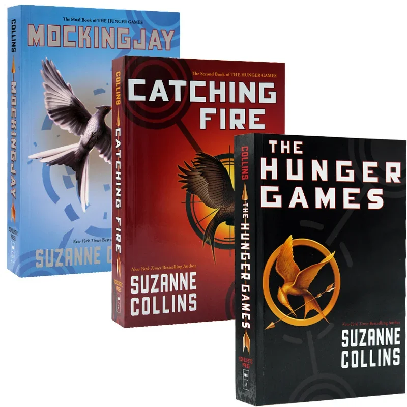 

3book/set Hunger Games Trilogy 1 2 3, Bestselling books in English, Mystery Thriller Science Fiction novels 9789810912246