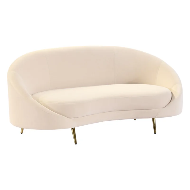 

Nordic curved sofa clothing store beauty salon special-shaped sofa modern light luxury living room designer furniture