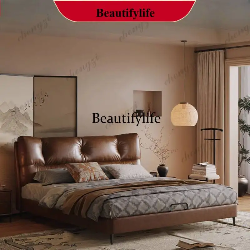 

G153 Normal Nordic Double Bed Couples Style Elegant Adults Frame Double Bed Adults Modern Wooden Cama Matrimonial Furniture For