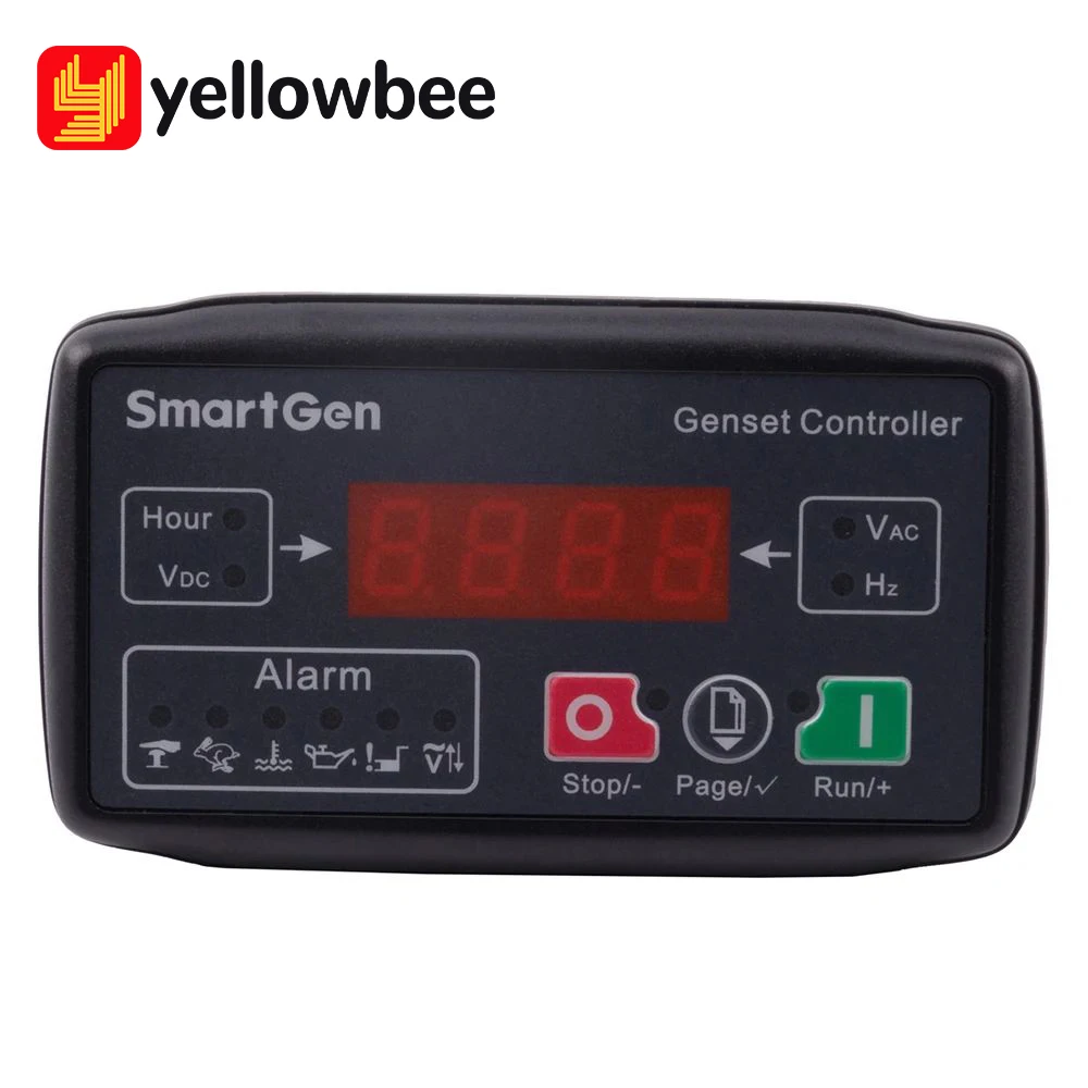 

mgc100 Small Genset Controller Auto 7Start Protection Module Universal Led Display Controller Board Diesel Generator Part