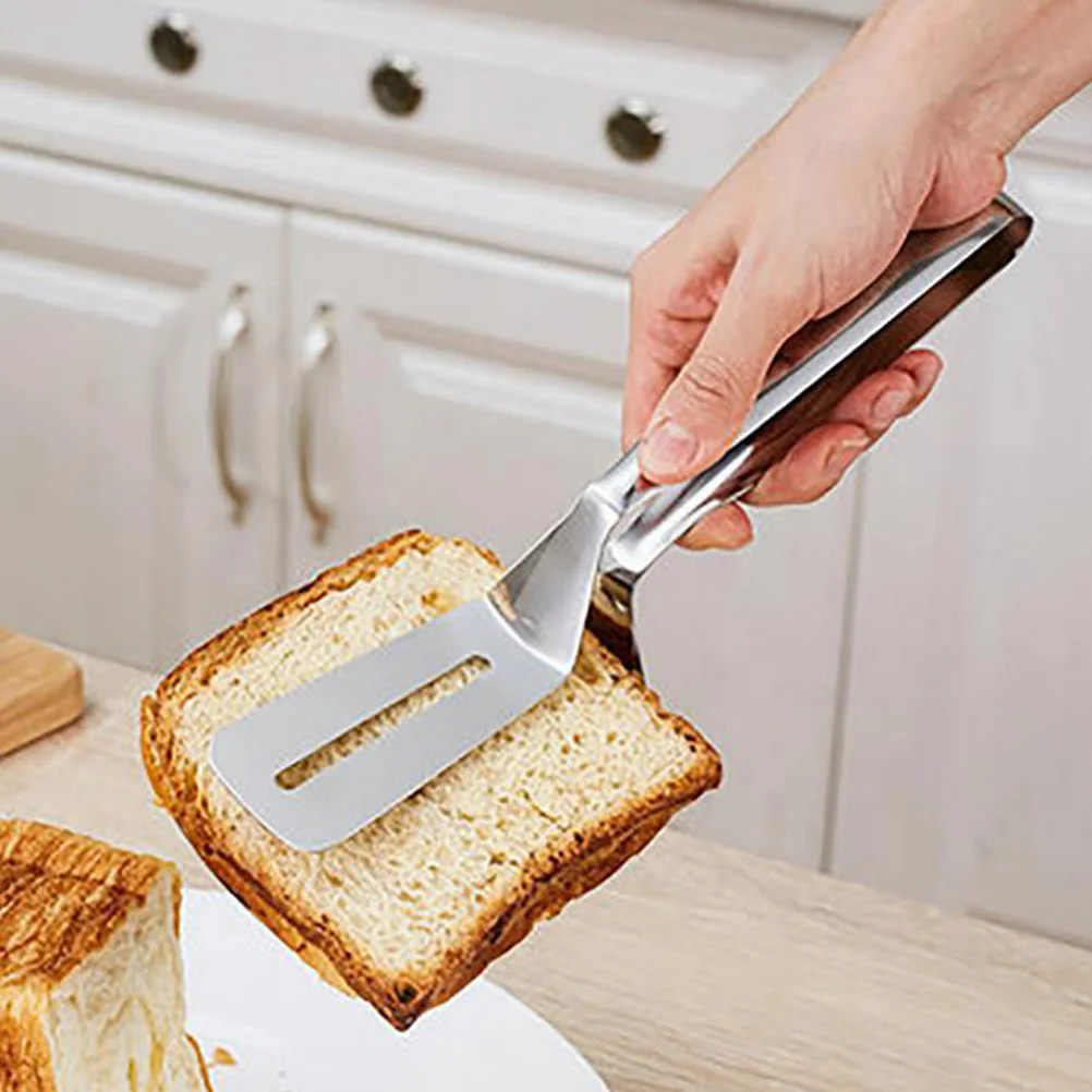 

Food Clip Stainless Steel Bbq Tongs For Steak Pizza Bread Cooking Tool Barbecue Grill Clamp Kitchen Utensil Hollow Design