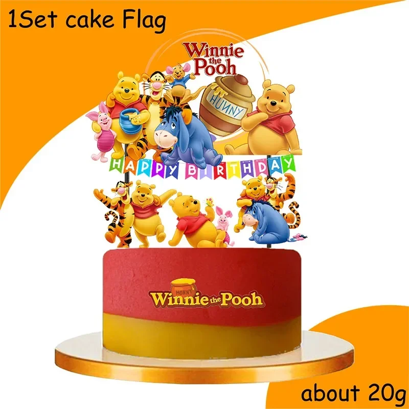 disney winnie the pooh birthday decoration angle disposable tableware cup plate tablecloth baby shower kids girls party supplies