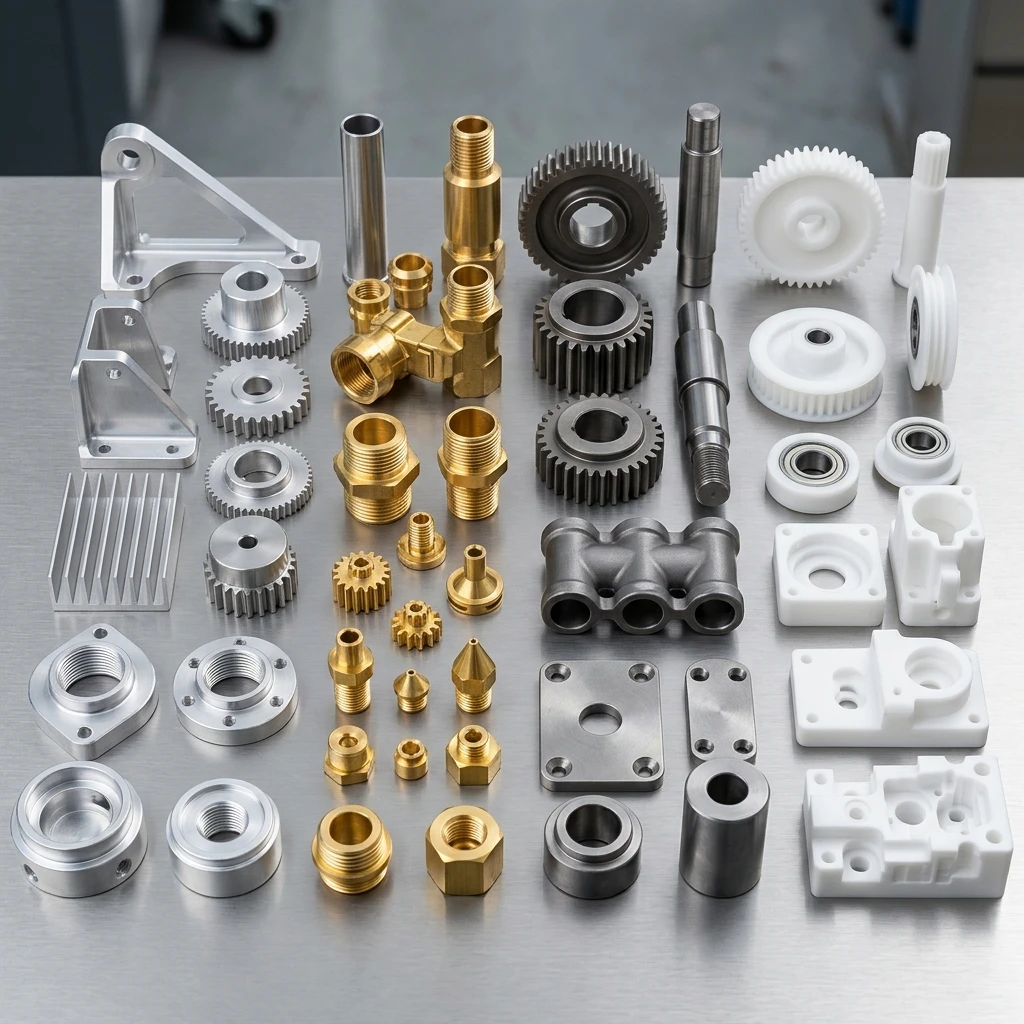 OEM Custom Brass Insert Parts, CNC Milling & Turning Machined Accessories, Rapid Prototyping for Industrial Machinery