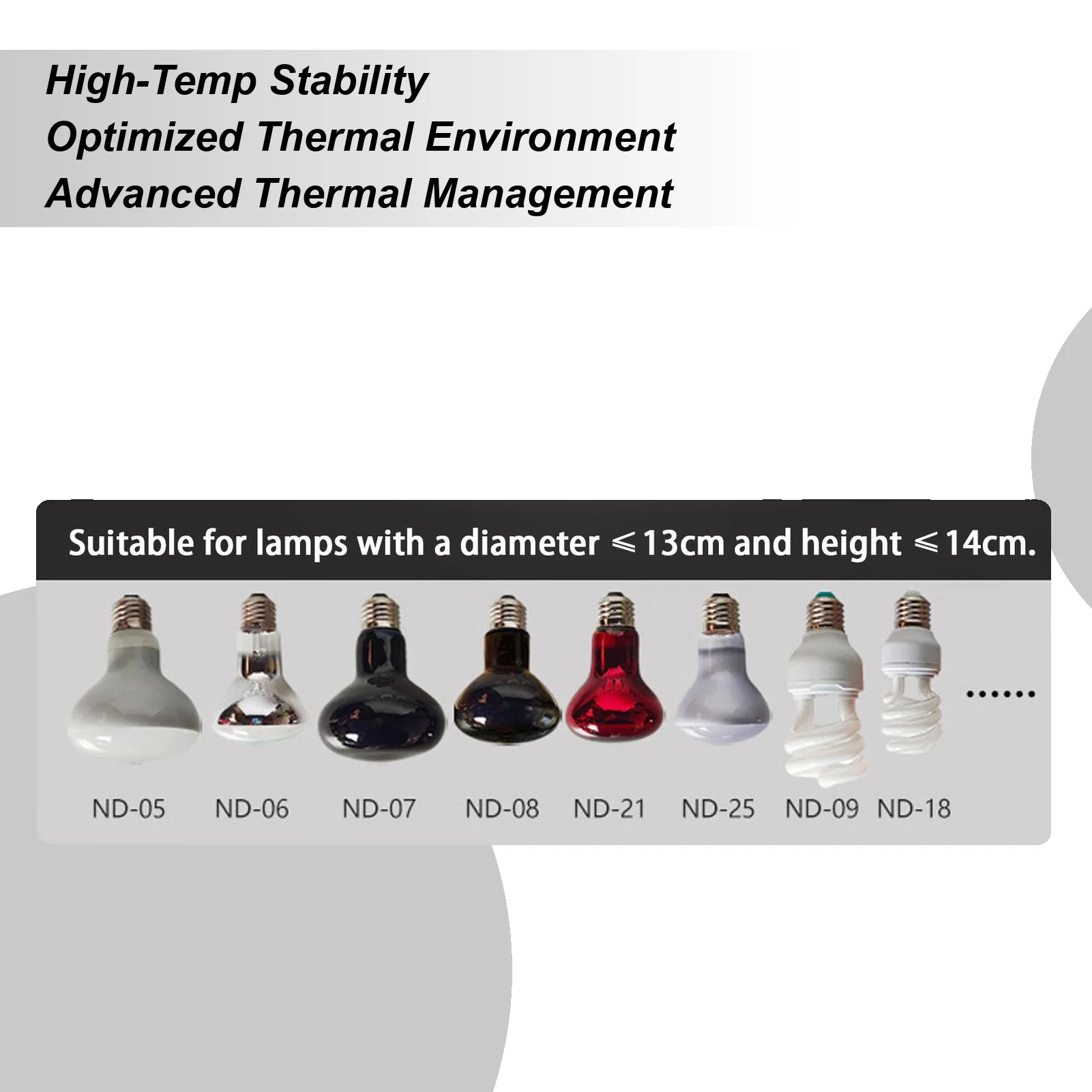 Heat Lamp Shade For Reptiles Thermal Lighting Cover For Reptile Gecko Heat Lampshade For Turtle Gecko Tortoise Bearded Dragon
