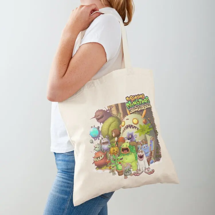 

my singing monsters wubbox Tote Bag cloth bag woman free delivery bags custom bags canvas tote bag