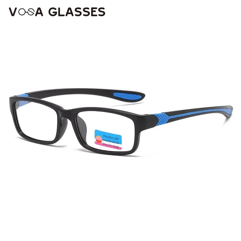 Fashion TR90 Reading Glasses Unisex Blue Light Blocking Far Sight Glasses Square Frame Light Weight Presbyopia Eyeglasses