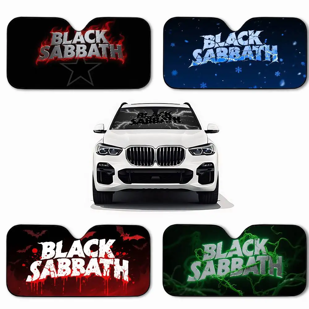 

Black Rock Music S-sabbaths Car SunShade Car Sunshade Covers Cover Universal Windscreen Folding Visor
