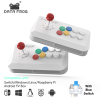 DATA FROG Y5A Wireless Arcade Fight Stick for Switch 2/Windows with Bluetooth & 2.4G Receiver, Joystick Game Controller