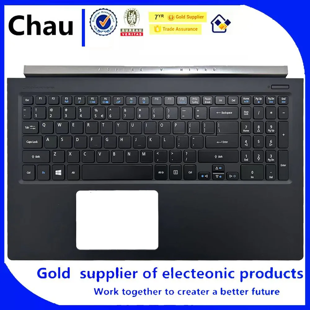 

95% новый чехол для ноутбука Chau VN7-571 VN7-591G MS2391, чехол для упора для рук с клавиатурой, черный 60.MQLN1.009